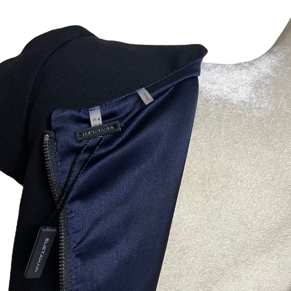 Elie Tahari Black Dress | Size 4 - Picture 10 of 11